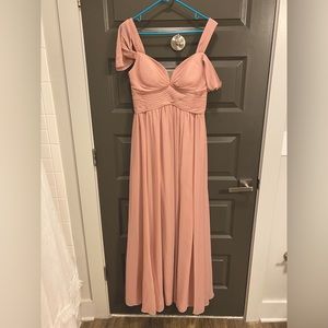 Azazie dress DUSTY ROSE - blush - only worn once!